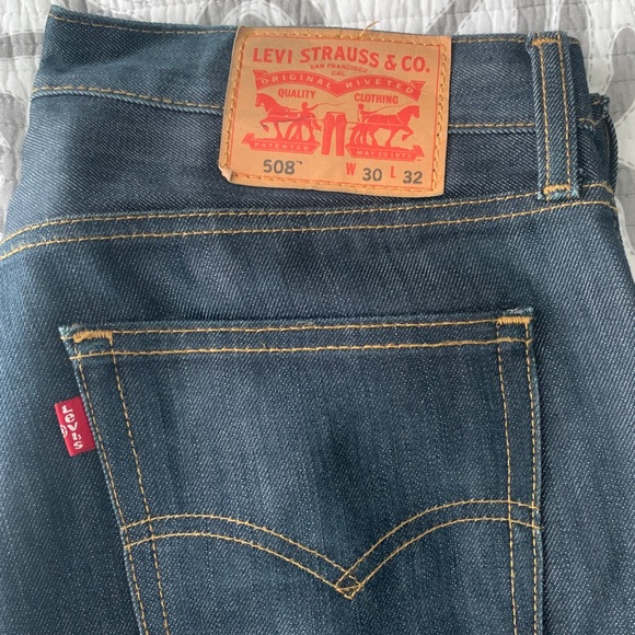Levi’s Men’s 508 Dark wash jeans 30 x 32 - Picture 3 of 3